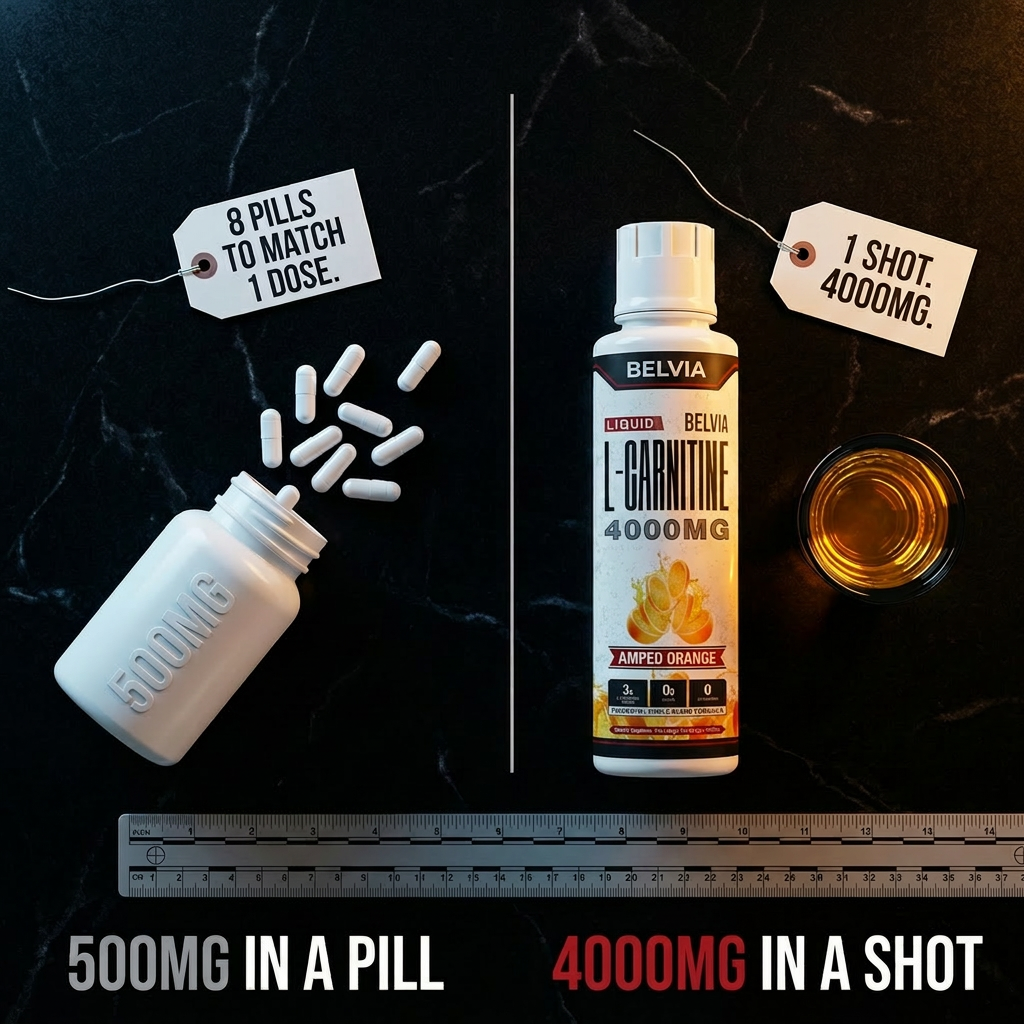 Belvia SHRED 4000™ Liquid Carnitine Complex | Burn Fat 3X Faster