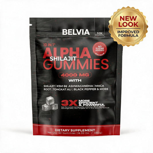 BELVIA  - 10-IN-1 ALPHA SHILAJIT GUMMIES